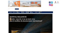 Desktop Screenshot of festivalmillenium.org