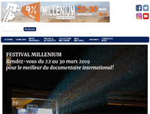 Tablet Screenshot of festivalmillenium.org
